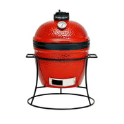 Kamado Joe Joe Jr Charcoal Grill | 13.5-Inch | Blaze Red | Portable Ceramic BBQ