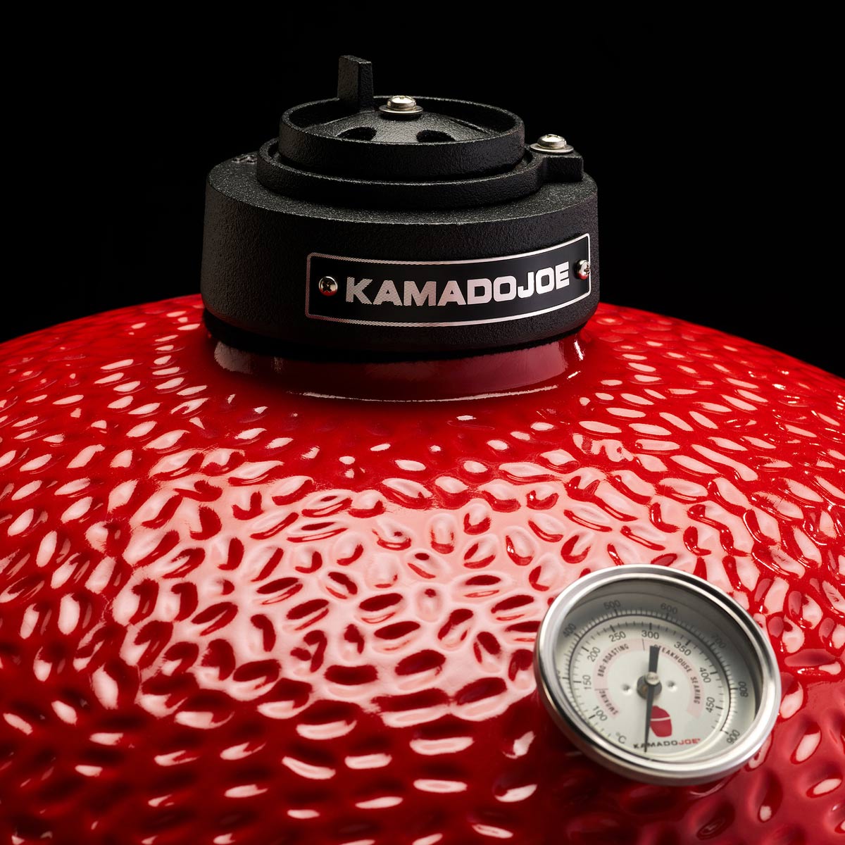 Kamado Joe Joe Jr Charcoal Grill | 13.5-Inch | Blaze Red | Portable Ceramic BBQ