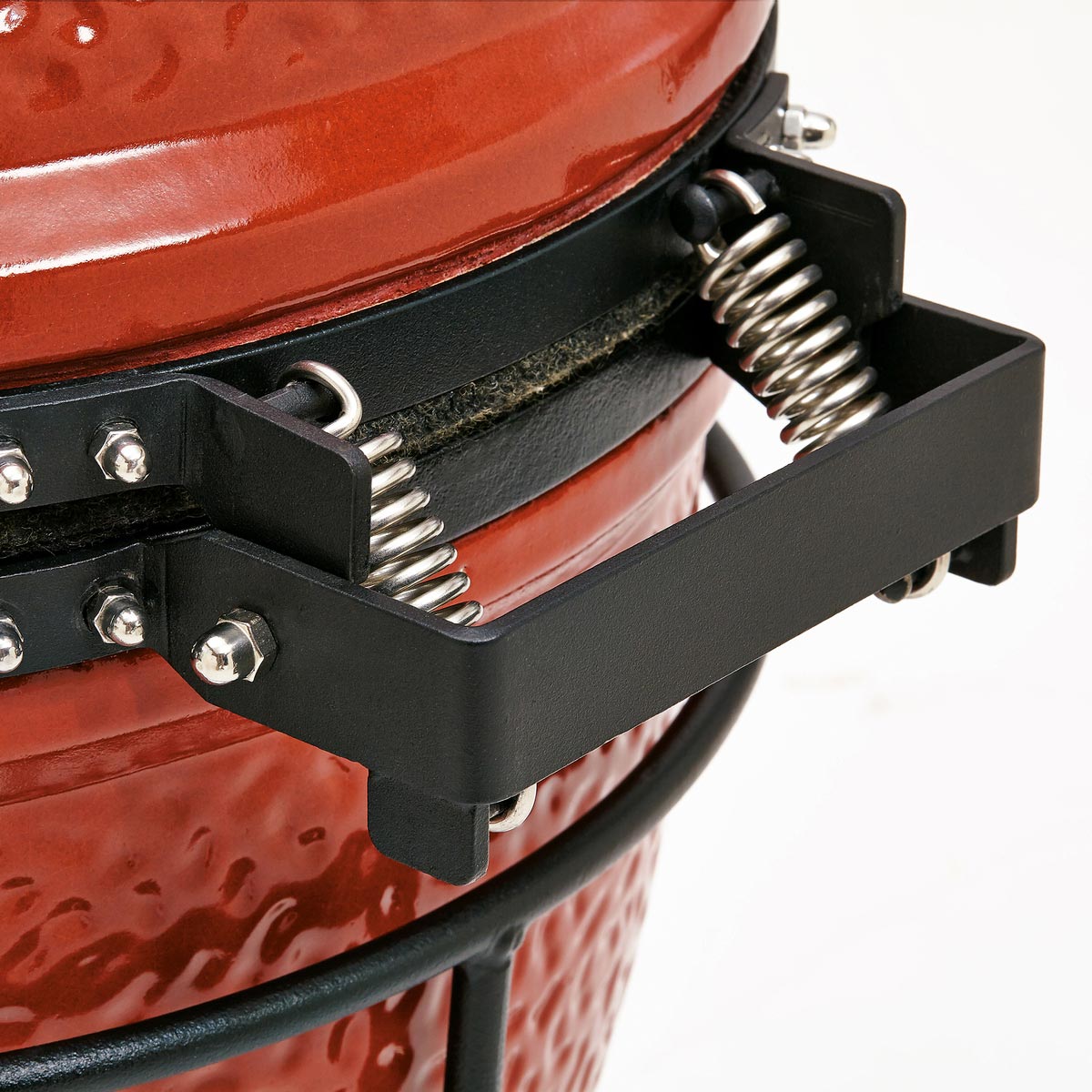 Kamado Joe Joe Jr Charcoal Grill | 13.5-Inch | Blaze Red | Portable Ceramic BBQ