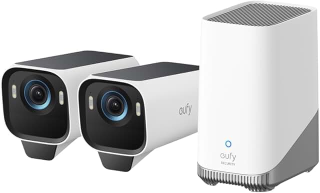 eufy Security eufyCam S3 Pro 4K Solar Security Camera System - 4-Camera Kit - The Outdoor Furniture Market 
