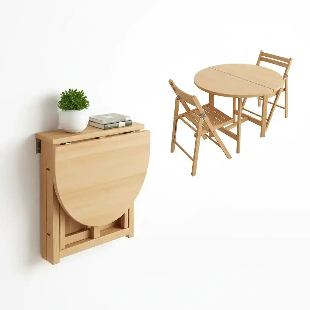 Wall-Mounted Folding Table