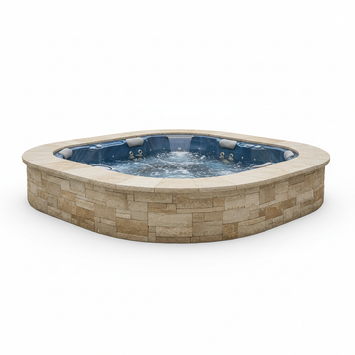 Test - Large 6 Person Outdoor Jacuzzi