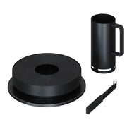 OFYR Tablo | Tabletop Outdoor Cooking Unit | Black Coated Steel | Ø 46.5cm