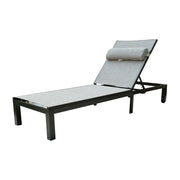 Patio Chaise Lounge Chair Furniture with Wheels