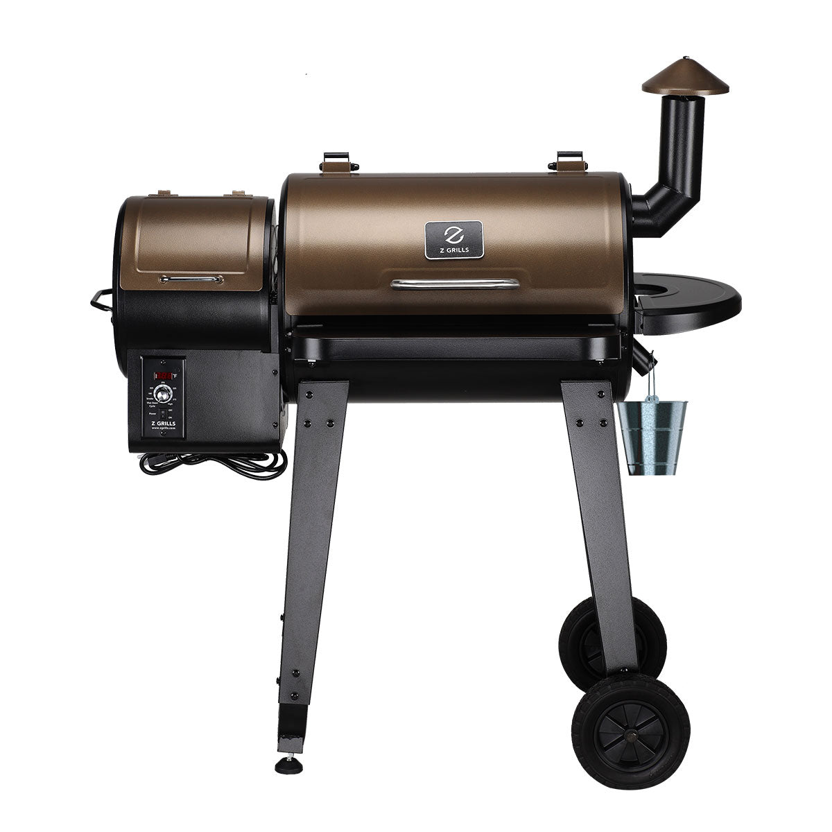 ZGRILLS Wood Pellet BBQ Grill with Cover | Digital Controller | 10.7 kg Hopper
