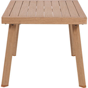 3-Seater Outdoor Sofa Set | Rope & Steel Frame with Cushions & Table | Natural
