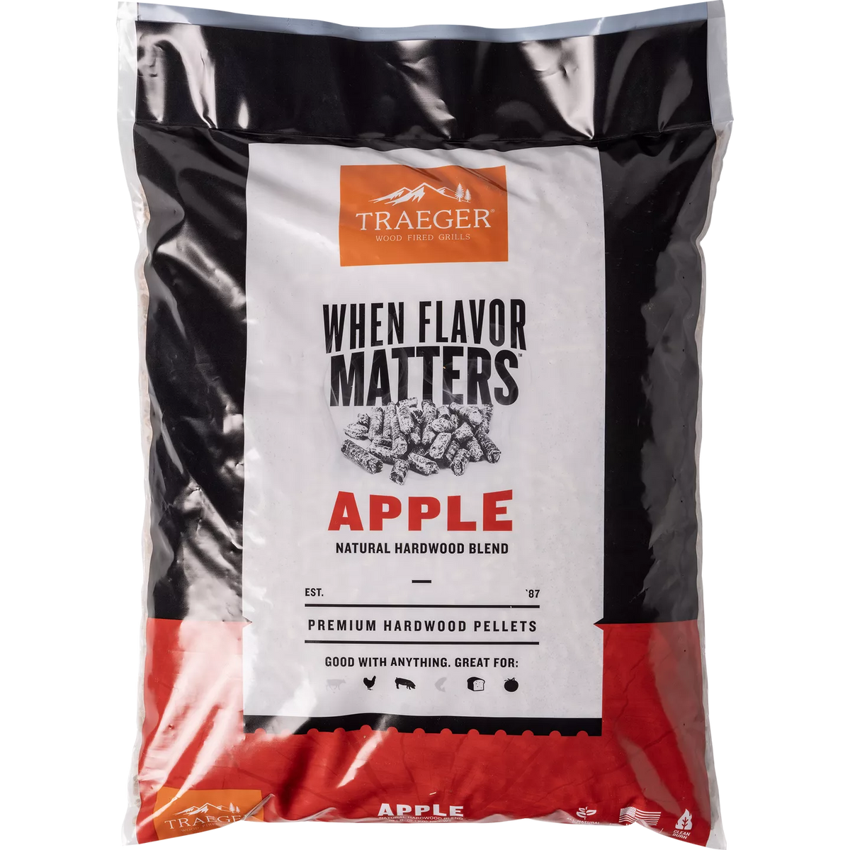Traeger Wood Pellets | 9kg | Hickory, Mesquite, Apple, Pecan, Cherry & Signature Blend