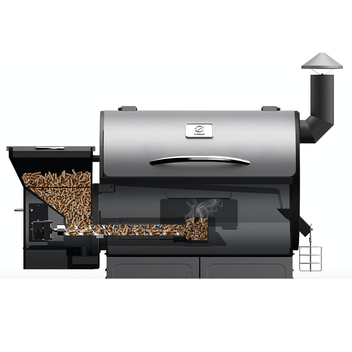 ZGRILLS Wood Pellet BBQ Grill with Cover | Digital Controller | 10.7 kg Hopper